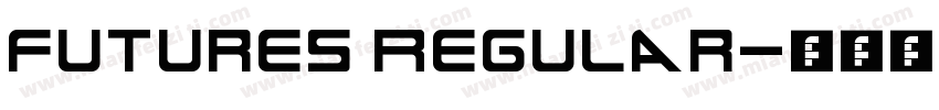 futures Regular字体转换